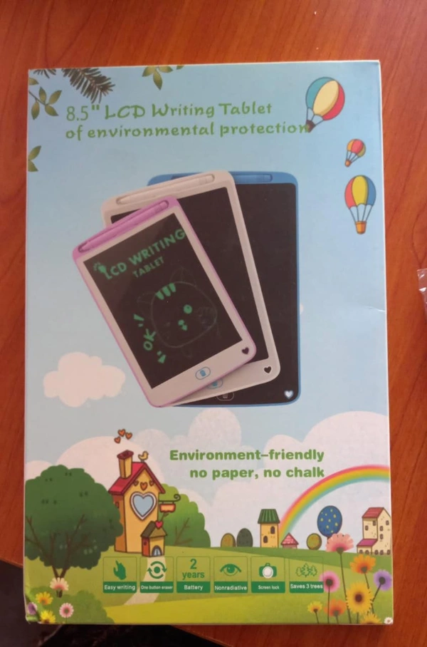 LCD PORTABLE WRITING PAD/TABLET FOR KIDS - 8.5 INCH