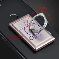Metal ring lighter with finger holder
