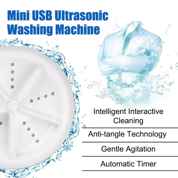Mini Ultrasonic Washing Machine USB