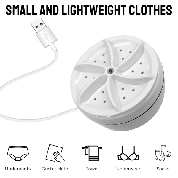 Mini Ultrasonic Washing Machine USB