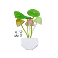Night Light Mushroom Lamp Colourful (Solar Sensor)