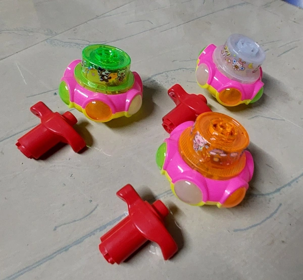 Peg Top Rotating Luminous