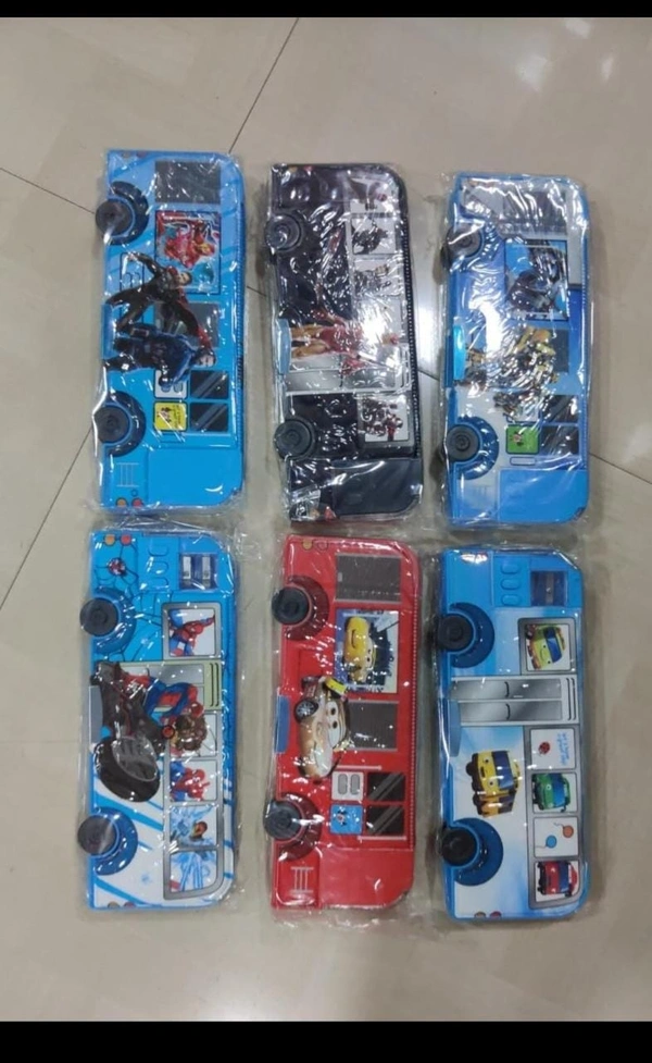 Pencil Box Bus Shape