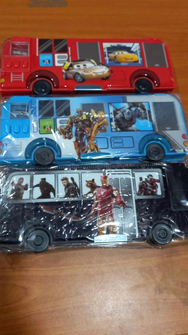Pencil Box Bus Shape