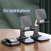 PHONE HOLDER FOR TABLE, FOLDABLE UNIVERSAL MOBILE STAND FOR DESK