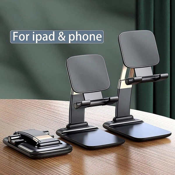 PHONE HOLDER FOR TABLE, FOLDABLE UNIVERSAL MOBILE STAND FOR DESK
