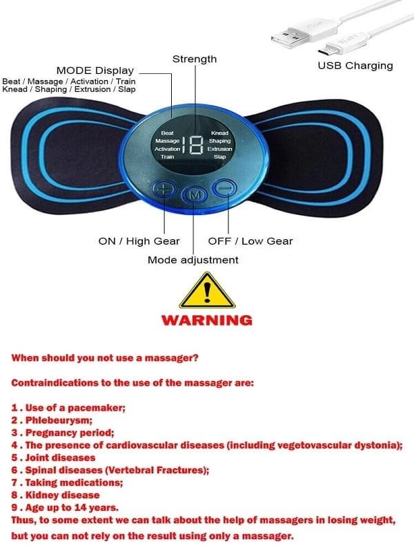 Physiotherapy Body Relaxation Electric Massager