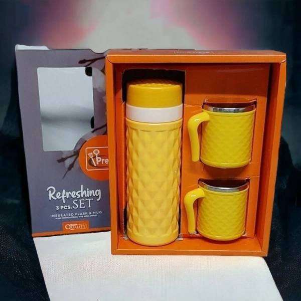 Prexo Refreshing 3 Pcs Flask Set