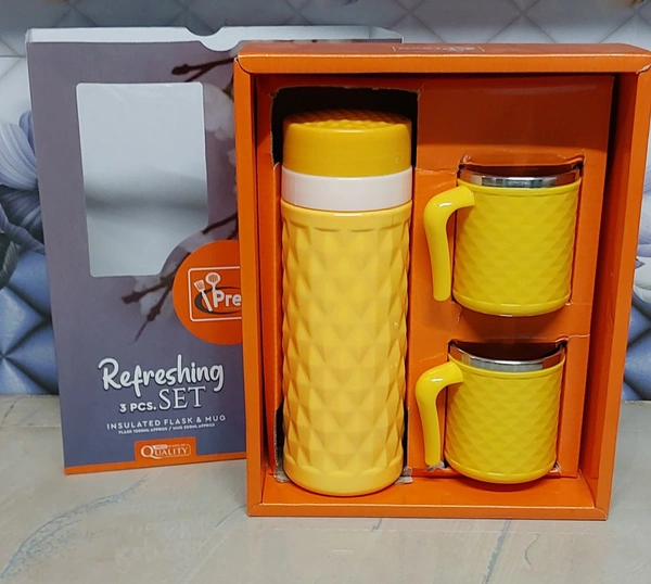 Prexo Refreshing 3 Pcs Flask Set