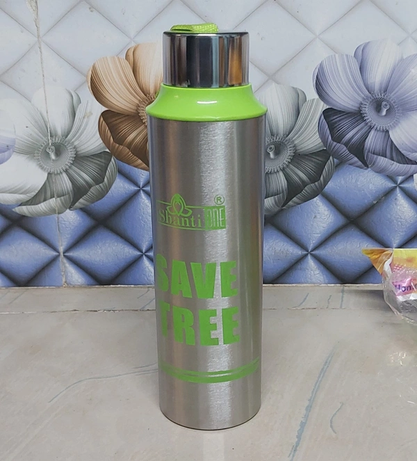 Save Tree Stainless Steel Water Bottle 500ml