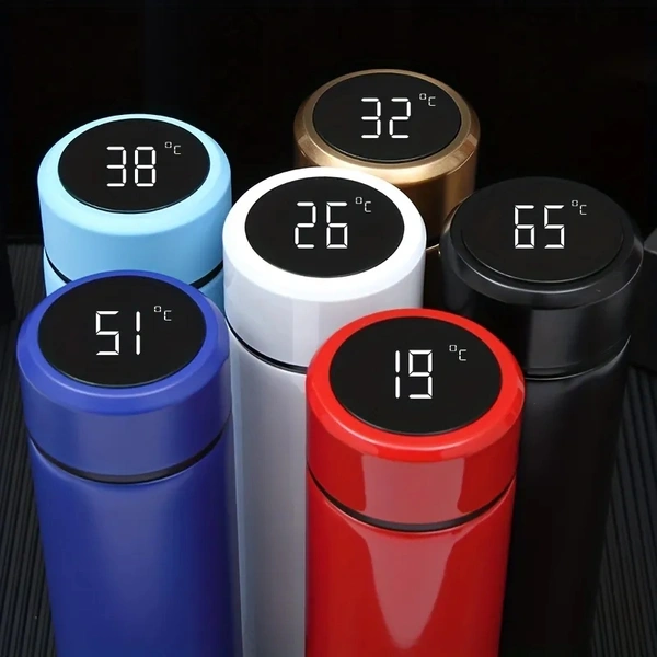 SMART VACUUM INSULATED WATER BOTTLE WITH LED TEMPERATURE DISPLAY