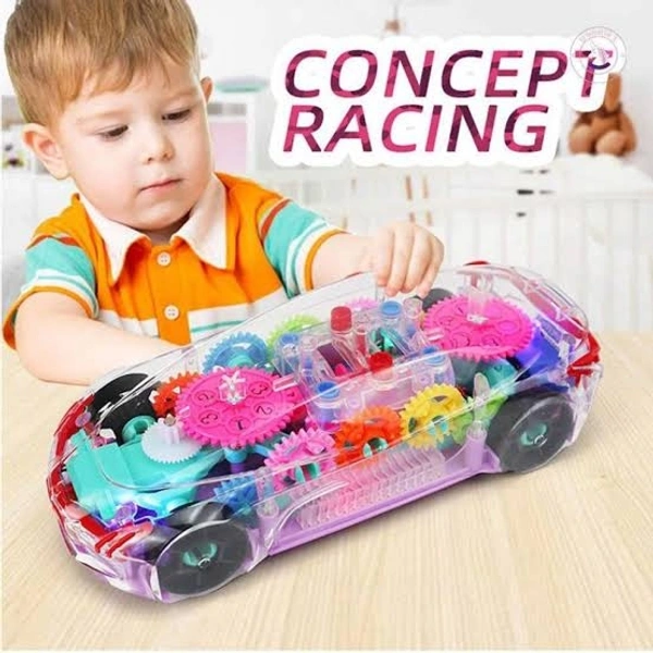 Transparent Racing Car