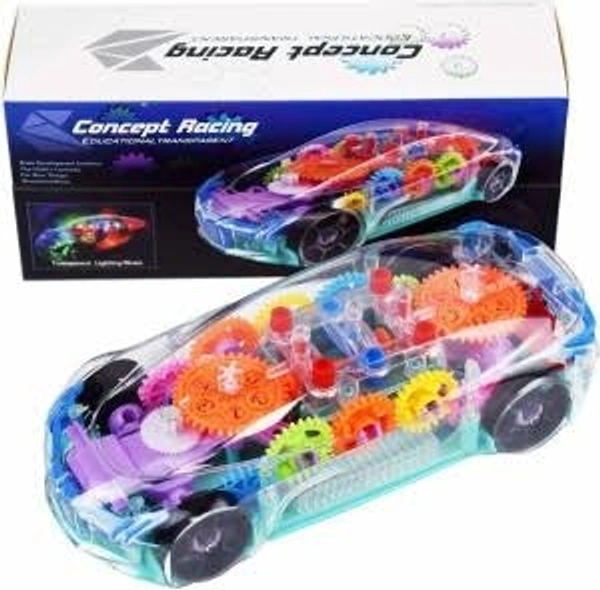 Transparent Racing Car