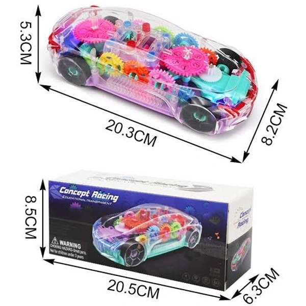 Transparent Racing Car