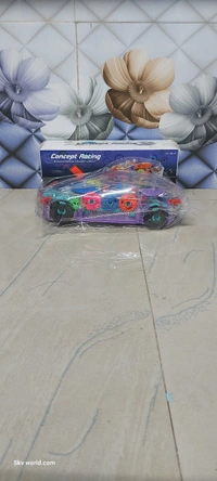 Transparent Racing Car