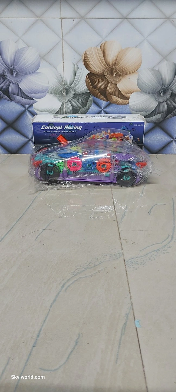 Transparent Racing Car
