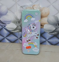 Unicorn Metal Steel Pencil Box