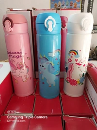 Unicorn Water Bottle 500ml Steel