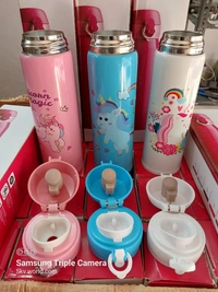 Unicorn Water Bottle 500ml Steel