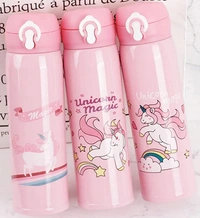 Unicorn Water Bottle 500ml Steel