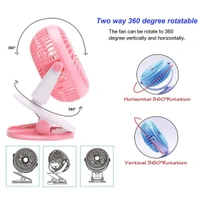 USB RECHARGEABLE CLIP DESKTOP TABLE FAN