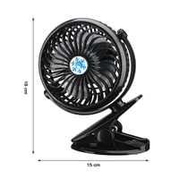 USB RECHARGEABLE CLIP DESKTOP TABLE FAN