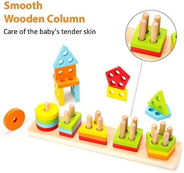 Wooden Shape Sorter Cube