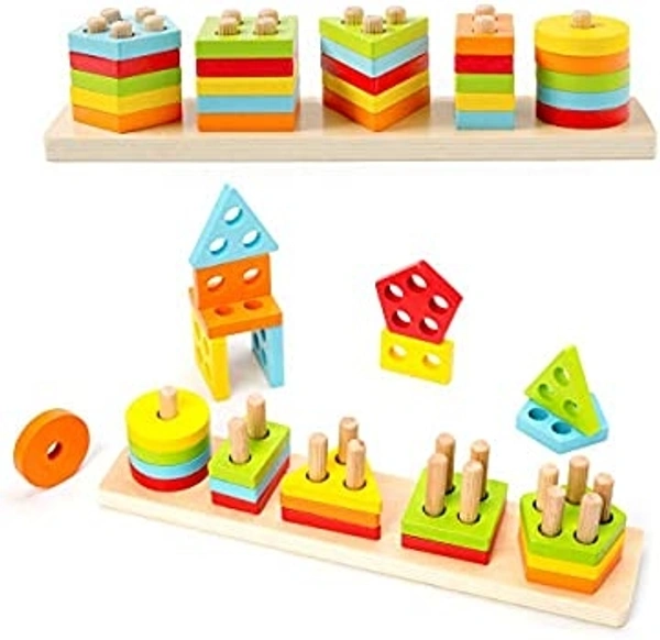 Wooden Shape Sorter Cube