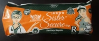SISTER SECURE  Sister Secure Sanitary Pads 240 MM Regular Size 7 piece packing 10 Pack Combo Offer  - White, Regular