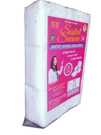 Sister Secure Sanitary Pads 60 Piece packing Combo - White