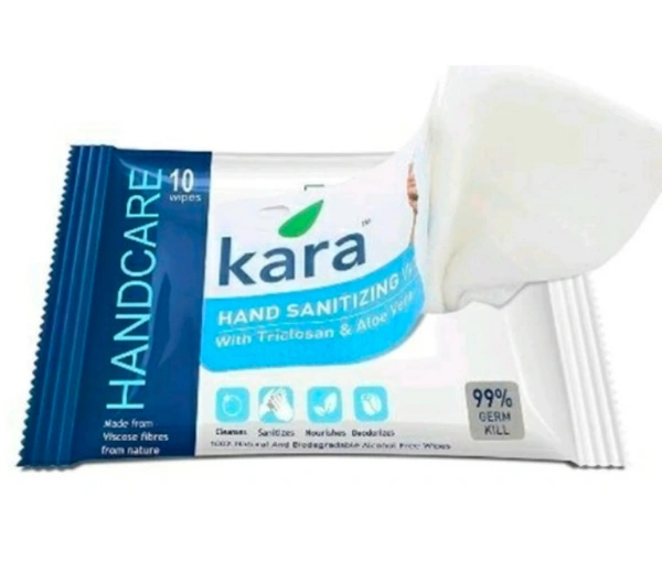 KARA Hand Sanitizer Wipes ( CLEANER) - 10 Pc In 1paked