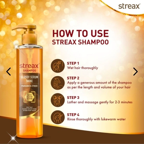 STREAX Glossy Serum Shine Shampoo  - 240ml