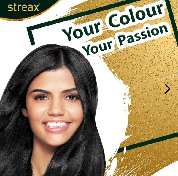 STREAX Hair Colour-Black Brown  - 120ml