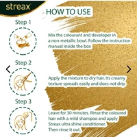 STREAX Hair Colour-Reddish Brown  - 120ml