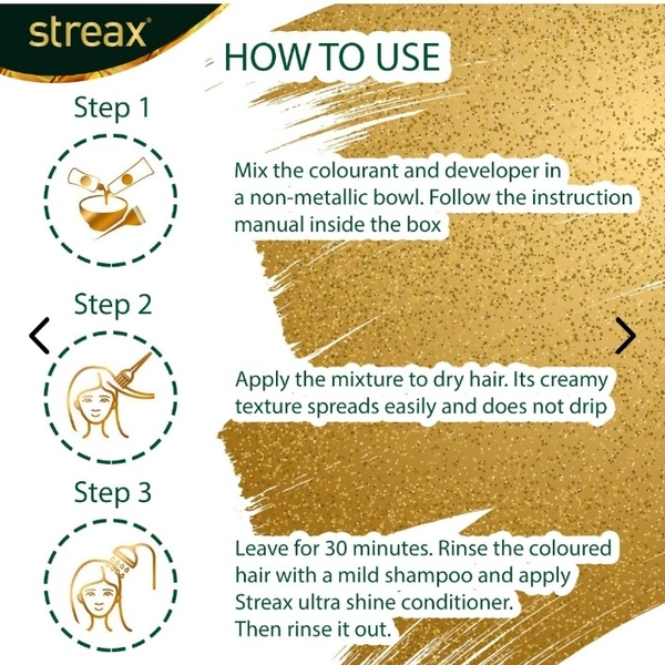 STREAX Hair Colour-Reddish Brown  - 120ml