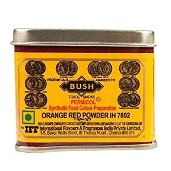 Bush Orange Red Colour - 100G