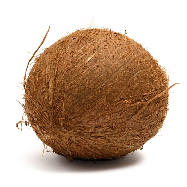 Brown Coconut (ತೆಂಗಿನ ಕಾಯಿ नरियाल Narial) 1 Piece