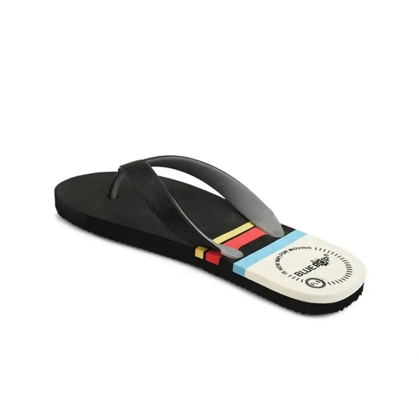 Slipper For Men yellow black Daily Wear Soft Casual - UK 7, Black