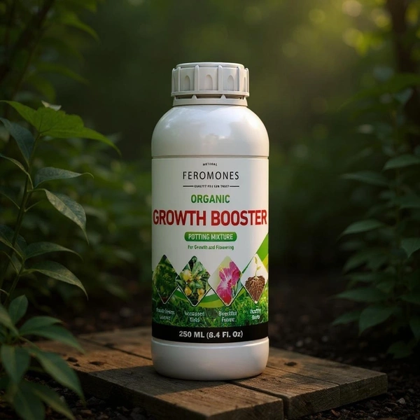 Feromones Organic Growth Booster Liquid For all types of plants growth and flowering - 250 ml