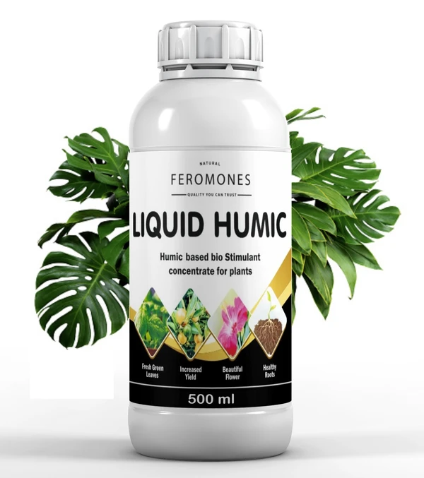 Feromones Humic Acid Fertilizer for plants - Suitable For all types of plants Fertilizer - 250 Ml