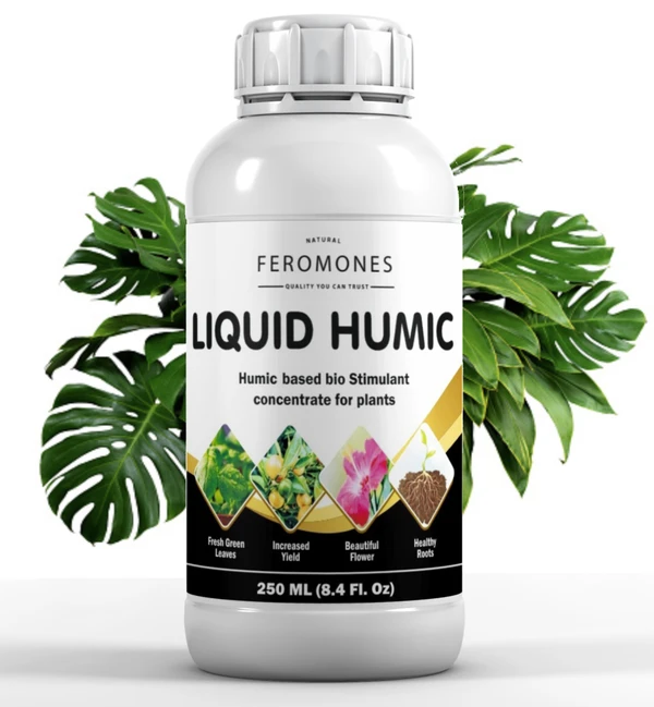 Feromones Humic Acid Fertilizer for plants - Suitable For all types of plants Fertilizer - 500 ML