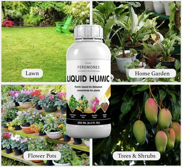 Feromones Humic Acid Fertilizer for plants - Suitable For all types of plants Fertilizer - 500 ML