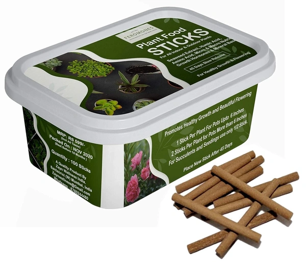 Feromones Pant Food Sticks for Plants - Fertilizer Sticks For All Types Of Indoor And Outdoor Plants In Home Garden 