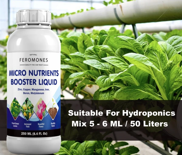 Feromones Micronutrient Fertilizer For Plants - For Healthy Plant Growth and Flowering Fertilizer - 250 Ml