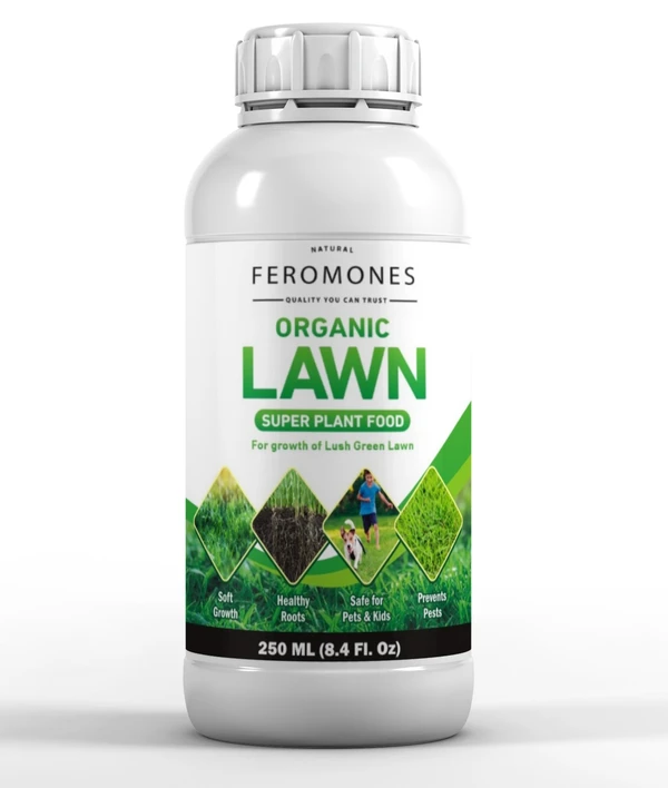 Feromones Organic Lawn Growth Super Plant Food Potting Mixture, - 250 ML