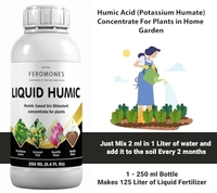 Feromones Home gardening Combo of Seaweed Extract / Humic acid and Micro nutrient booster liquid for growth and flowering - 250 ml+250 ml+250 ml
