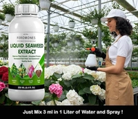 FEROMONES Combo Of Pure Seaweed Extract And Micro Nutrient Booster Liquid - Fertilizer For Home Gardening - 250 ml + 250 ml