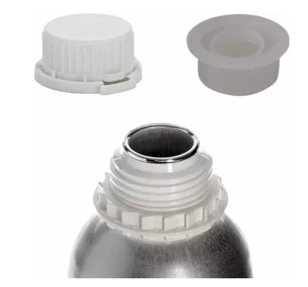 Aluminum Bottle With Cap and Inner Plug - 1 Ltr