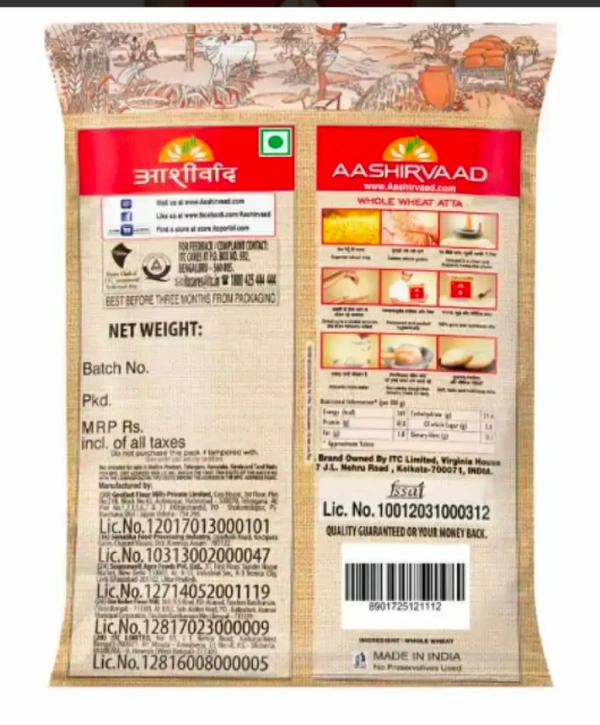 Aashirvaad Shudh Chakki Atta 10 Kg Rs 459