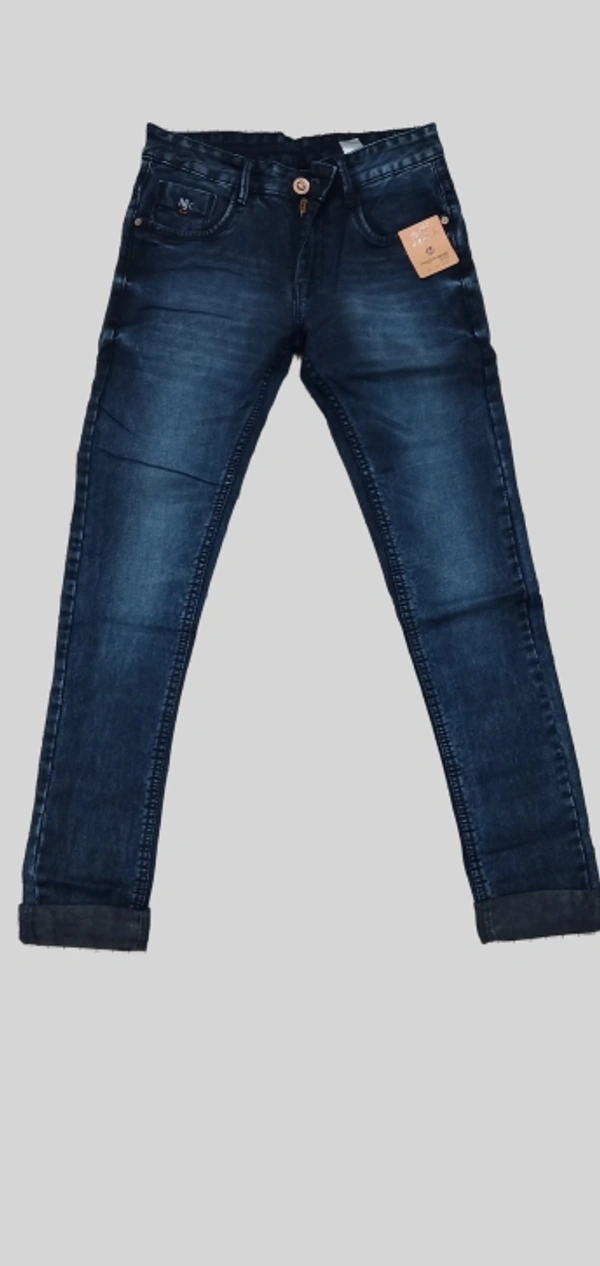 NOTES PREMIUM Plus Dark Blue Mens Jeans  - Navy Blue, 30